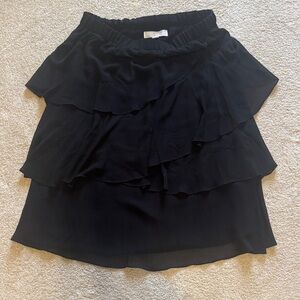 Michael Kors Black Asymmetrical Skirt